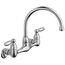 Claymore Two Handle Wall Mounted Kitchen Faucet (Chrome), P299305LF