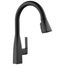 Xander Single Handle Pull Down Kitchen Faucet (Matte Black), P7919LF-BL