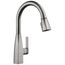 Xander Single Handle Pull Down Kitchen Faucet (Stainless Steel), P7919LF-SS