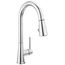 Precept Single Handle Pull Down Kitchen Faucet, 1 or 3-Hole 8" Installation w/ 3 Function Pull Down Sprayer (Chrome), P7947LF