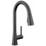 Precept Single Handle Pull Down Kitchen Faucet, 1 or 3-Hole 8" Installation w/ 3 Function Pull Down Sprayer (Matte Black)