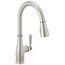 Elmhurst Single Handle Pull Down Kitchen Faucet (Stainless Steel)