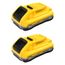 20V MAX XR Powerpack 4Ah Batteries (2) & Charger Kit, DCB2104-2