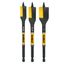 Elite Series Nail Cutting Spade Bit Set (3 pc), DWAWDNS3PC