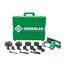1/2" - 4" 11-Ton Hydraulic Knockout Kit with Hand Pump and Slug-Buster, 7310SB