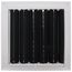 12" x 12" (Wall Opening Size) 4-Way Aluminum Square Ceiling Diffuser (White)
