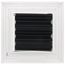 6" x 6" (Wall Opening Size) 4-Way Aluminum Square Ceiling Diffuser (White)