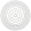 10" (Wall Opening Size) Round Ceiling Diffuser (White)