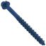 1/4" x 2-3/4" UltraCon Hex Washer Head Screws, Blue (Box of 100)
