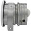 DGD Series Plastic Designer Exhaust Grille w/ Metal Backdraft Damper/Collar Combination for 4" Duct