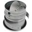 DGD Series Plastic Designer Exhaust Grille w/ Metal Backdraft Damper/Collar Combination for 4" Duct