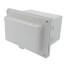 White Low Profile Weatherproof InBox with Adapter Sleeve for New Brick Construction