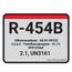 R-454B Cylinder Tank Label (Pack of 10)