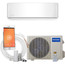 DIY 18,000 BTU, R-410A, Heat Pump Condenser & Wall Mount Air Handler w/ WIFI 16 SEER (230V)