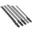 High Carbon Steel/High Speed Steel T-Shank Jig Saw Blade Set for Wood & Metal (Pack of 5)