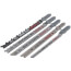 High Carbon Steel/High Speed Steel T-Shank Jig Saw Blade Set for Wood & Metal (Pack of 5)