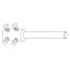 7" Blade Pin Extension with Coupler