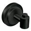 Iso Matte Black Single Robe Hook, DN0703BL