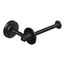 Iso Matte Black Single-post Paper Holder, DN0709BL