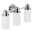 Iso Three Globe Bath Light, DN0763CH (Chrome)
