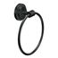 Iso Matte Black Towel Ring, DN0786BL