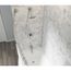 72" Adjustable Curved Shower Rod, DN2160BN (Brushed Nickel)
