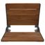 Teak Folding Shower Seat (Aluminum), DN7110