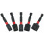 5 Piece 1-7/8" Magnetic Nut Setter Assorted Pack (1/4", 5/16", 3/8", 7/16", 1/2")