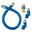 3/4" x 60" Blue Hose, Snapfast, 2 Swiv, 1675BPQ2S60