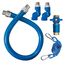 1/2" x 48" Blue Hose, Safety Quik, 2 S, 1650KITCF2S48