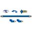 Kit, Gas Hose, 3/4" x 48", Sfty-set, 1675KITCF2S48PS