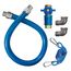 1" x 48" Blue Hose, Safety Quik, 2 Elbow, 16100KITCF48