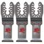 1-1/4" Steel Demon Universal Fit Bi-Metal Oscillating Blade for Metal (3-Pack)