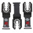 1-1/4" Universal Fit Bi-Metal Oscillating Blades for Nail-Embedded Wood (3 PK)