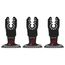 2-1/2" Demo Demon Universal Fit Bi-Metal Oscillating Blade for Clean Wood (3-Pack)