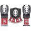 Universal Fit Carbide Oscillating Blade Set (3-Piece)