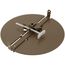 10" Steel Butterfly Damper (Brown)