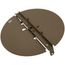10" Steel Butterfly Damper (Brown)