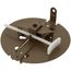 6" Steel Butterfly Damper (Brown)