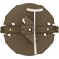 6" Steel Butterfly Damper (Brown)