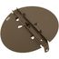 8" Steel Butterfly Damper (Brown)