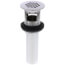 4" Open Grid Top PO Plug Tailpiece (Chrome Plated)