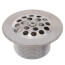 1-1/2" Chrome Plated Zinc Grid Drain w/ Screw