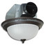 DRLC702 Decorative Round Fan w/ 60W Fluorescent Light (Bronze, 70 CFM)