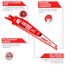 6" 5/7 TPI AMPED Demo Demon Carbide Teeth Reciprocating Saw Blade for Nail-Embedded Wood