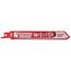6" Steel Demon Solid Carbide Strip Reciprocating Blade for Thin Metal Cutting
