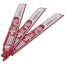 9" Steel Demon Carbide-Tipped Reciprocating Blades for Medium Metal Cutting (3 PK)