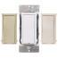 Universal Decora Dimmable LED, CFL, MLV, Incandescent Rocker-Slide Dimmer - White, Light Almond, Ivory (120V)