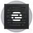4" Tile-in Square Shower Drain (Matte Black), DT062412-BL
