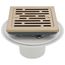 4" Tile-in Square Shower Drain (Champagne Bronze), DT062412-CZ